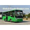 Professional Public City Bus 7.6 meters Green Color local bus transportation