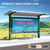 Stainless Steel Bus Shelter With Seats
