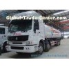 Howo 8x4 Sinotruk Fuel Tank Truck , 310HP Carbon Steel Tanker Truck
