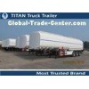 12000 x 2500 x 3950 mm Crude oil tanker trailer with three axles 5 compartments