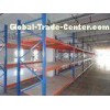 Supermarket 500kg wood plate shelving racking systems 4m carton flow rack