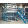 Medium Weight Shelf Racks Mezzanine Racking System with Protect Wire