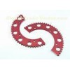Anodized different color Go kart Split  / 350 72 tooth sprocket