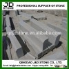 bush-hammered and beveled cheap grey granite curb stones