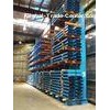 Durable cantilever pallet racking system , plastic storage shelves for Architecture material stores
