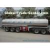 45m3 304 2B Edible Grade Chemical Tank Trailer 3 Axle For Milk / Liquid Food