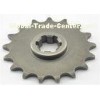 Go Kart Sprocket with spline hole steel , harden 15 tooth sprocket
