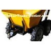 Motor Wheelbarrow with Ball Hitch , 5.5HP Honda Engine GXV160 ,Four Wheels,  Chain Driver 4X4