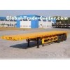 Hot sale 3 axles 40ft flatbed or high bed container truck trailer