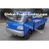 Single Cab Electric Platform Truck 5t Load Capacity With Hydraulic Steering System