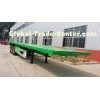 13 - 18M Carbon Steel flatbed semi trailer With Twist Tock And Fuwa axles