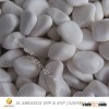 Pure white pebbles white cobble stone driveway pebble stone