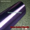 3m Chrome Brushed Vinyl Wrap Bubble