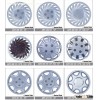 abs/pp 13"14"15" silver wheel cover/hubcap