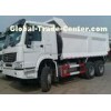SINOTRUK HOWO Tipper Dump Truck 371HP 10-25Cubic meter , load 25-40tons