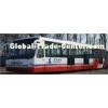 Alloy Steel CUMMINS Engine Airport Transfer Coach With Adjustable Seats