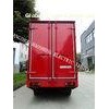 Flexible Steering Red Electric Cargo Van 48 Battery Power 4 Tons Load Capacity