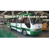 Luxurious 24 Seats Mini Van Buses Leaf Springs 3 / 4 Two Doors Gasoline Bus