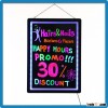 Hot new products for 2015 Christmas decoration AD board for hotel