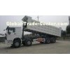 White Heavy Duty Commercial Trucks , Large Dump Truck 30 Ton 8x4