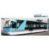 Large Capacity Airport Coaches Aero Bus With 4 Pneumatic Double Opening Doors