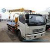 Dongfeng Small 5 Ton Flatbed Tow Truck Crane Mounted Truck 4X2