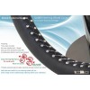 SLiWO Steering Wheel Cover - Innovative Patented Design,No more needle work!