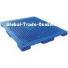 reusable stackable and rackable plastic pallets recycling Nine - feet Perforated Flat Pallet