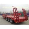 Lowbed Goose Neck Semi Trailer for Construction Transportation Tri-axle 13m 3axle