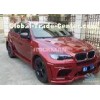 M Style Body Kits For Cars BMW X6 E71 2009 - 2013 Fiberglass Front Lip / Rear Bumper