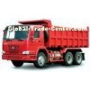 Double T - Cross Section Beam Mining Dump Truck Euro 3 For Heavy Duty Transportation