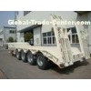2015 Top Ranking 80Tons Heavy Machine Loading Lowbed Truck Trailer / Semi Trailer for Sale