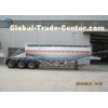 V shape 3 Axles 35m3 Dry Bulk Tank Trailer Cement Semi Trailer For Transportation