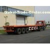 Good price high bed container trailer flatbed container trailer