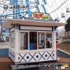2016 custom made outdoor stainless steel booth design prefab food kiosk