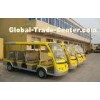 Eleven Passengers 4.2 KW Transit Buddy Line of Electric Shuttle Bus / Sightseeing Bus