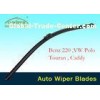 POM Material Adaptor Rubber Auto Wiper Blades For Benz 220 VW Touran Caddy