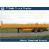 Strong trailer frame 40ft 2 axle heavy duty flat bed trailer with side walls