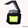 black color large volume scooter rear box with gas spring and LED light board