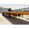 40ft steel material for container flatbed semi trailer / double axle trailer
