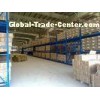 bulk goods Steel Shelving Rack , Heavy Duty Racking with Steel Board / Wood Board