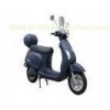 Manned White Electric Moped Scooter With Li-ion Battery 2000W