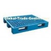High quality recycled stackable and rackable plastic pallets with 3 Horizontal Bars