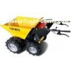 Double front wheel Mini dumper Motor Wheelbarrow with B&S Engine , Yellow , Chain Driver 4X4