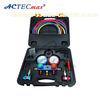 Accuratemanifold gauge , Aluminum r134a / r22 Pressure Gauge With Rubber Hose