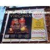 multi colorwall self adhesive vinyl Printing for fast food store / supermarket