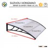 Transparent pavilion sun shade polycarbonate awning, outdoor canopy