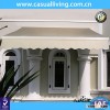Patio 2x1.5m Aluminium Beige Door Awnings retractable