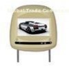 7 " Tft Lcd Car Pillow Headrest Monitor / 7 Inch Lcd Monitor With Sd Card Cr-7105