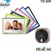 Top Saful 2016 New Product Digital Peephole Door Viewer 4.3" Screen Work with Wireless Doorbell